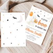 ハロウィーン少しブーはほとんど赤ちゃんシャワーが必要 招待状