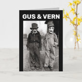 ハロウィーン履歴コスチュームおもしろいグリーティングカード カード (黄色い花)