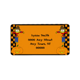 ハロウィーン差出人住所ラベル ラベル
