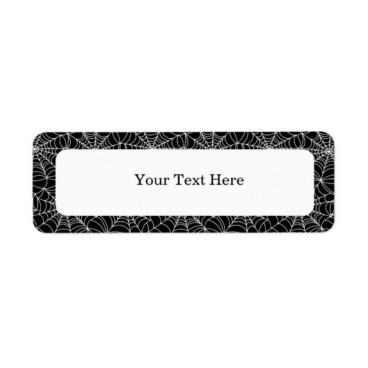 ハロウィーン差出人住所ラベル ラベル (正面)