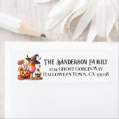 ハロウィーン差出人住所 ラベル (インサイチュ)