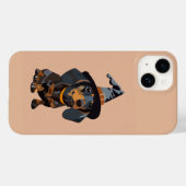 ハロウィーン帽子のダシュント Case-Mate iPhoneケース (裏面 (横))