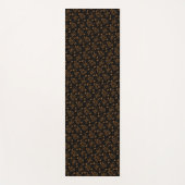 ハロウィーン帽子カボチャDitzyパターン |ヨガマット ヨガマット (正面)