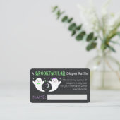 ハロウィーン幽霊おむつラッフル エンクロージャーカード (スタンド正面)