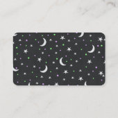 ハロウィーン幽霊おむつラッフル エンクロージャーカード (裏面)