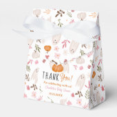 ハロウィーン幽霊かわいい赤ちゃん感謝していシャワーあなた フェイバーボックス (正面サイド)