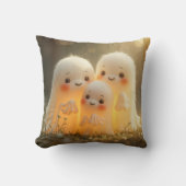 ハロウィーン幽霊かわいこちゃん クッション (正面)