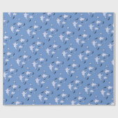 ハロウィーン幽霊たちこうもり ラッピングペーパー (フラット)