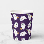 ハロウィーン幽霊たちのトリックまたは治療 紙コップ (左)
