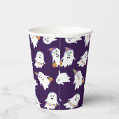 ハロウィーン幽霊たちのトリックまたは治療 紙コップ (右)