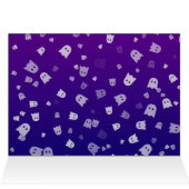 ハロウィーン幽霊たちグリーティングカード (内部横(上))