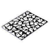 ハロウィーン幽霊たちノート ノートブック (左側)