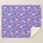 ハロウィーン幽霊たちパープルシェルパブランケット シェルパブランケット (正面(横))