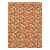 ハロウィーン幽霊たち幽霊のよく出るカボチャパッチ テーブルクロス (正面)