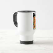 ハロウィーン幽霊たち幽霊のよく出るカボチャパッチ トラベルマグ (正面左)