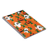 ハロウィーン幽霊たち幽霊のよく出るカボチャパッチ ノートブック (右側)