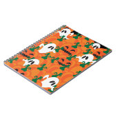 ハロウィーン幽霊たち幽霊のよく出るカボチャパッチ ノートブック (左側)