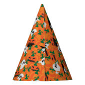 ハロウィーン幽霊たち幽霊のよく出るカボチャパッチ パーティーハット (裏面)