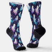 ハロウィーン幽霊たち ソックス (傾斜あり)