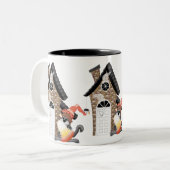 ハロウィーン幽霊たち ツートーンマグカップ (正面左)