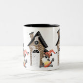 ハロウィーン幽霊たち ツートーンマグカップ (中央)