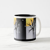 ハロウィーン幽霊たち ツートーンマグカップ (正面右)