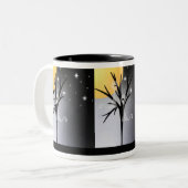 ハロウィーン幽霊たち ツートーンマグカップ (正面左)