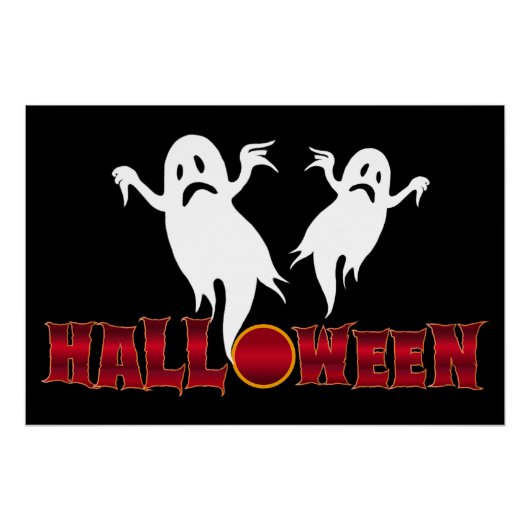 ハロウィーン幽霊たち ポスター (正面)