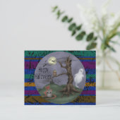 ハロウィーン幽霊たち ポストカード (スタンド正面)