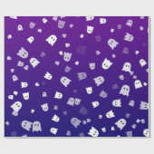 ハロウィーン幽霊たち ラッピングペーパー (フラット)