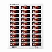 ハロウィーン幽霊たち ラベル (フルシート)