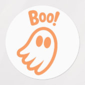 ハロウィーン幽霊たち ラベル (デザイン1)