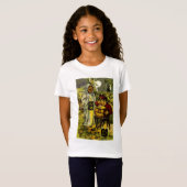 ハロウィーン幽霊とジャック・オ・ランタン Tシャツ (正面フル)