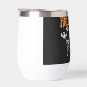 ハロウィーン幽霊と踊りスケルトンのシャツ (右面)