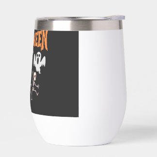 ハロウィーン幽霊と踊りスケルトンのシャツ