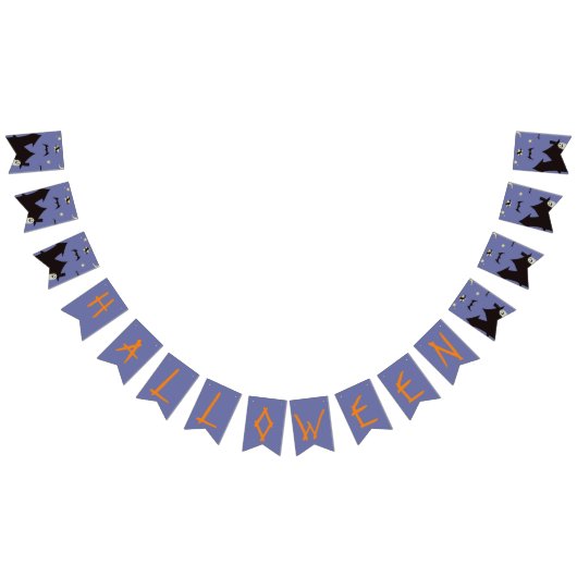 ハロウィーン幽霊と魔女 バンティングフラッグ (全)