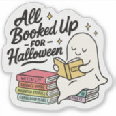 ハロウィーン幽霊の予約読済 シール (正面)