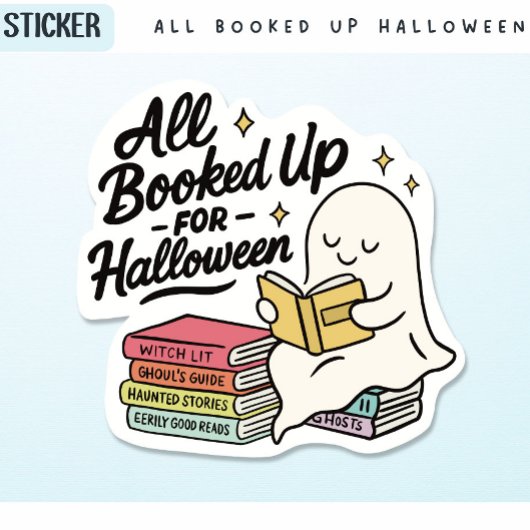 ハロウィーン幽霊の予約読済 シール