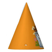 ハロウィーン幽霊の可愛いカウボーイおもしろい パーティーハット (左)