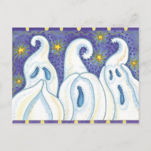 ハロウィーン幽霊はがき ポストカード