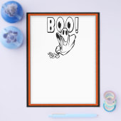 ハロウィーン幽霊は「BOO!」と言う。 チラシ (シングル)