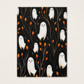 ハロウィーン幽霊イヤリングディスプレイカード (裏面)