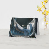 ハロウィーン幽霊インアハムモック カード (黄色い花)