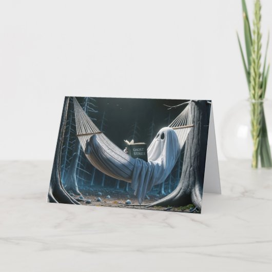 ハロウィーン幽霊インアハムモック カード (正面)