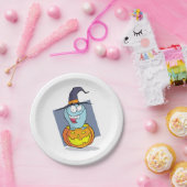 ハロウィーン幽霊インパンプキン不気味ウィッチ ペーパープレート (パーティー)