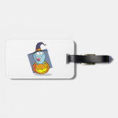 ハロウィーン幽霊インパンプキン不気味ウィッチ ラゲッジタグ (裏面横)