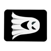 ハロウィーン幽霊カートゥーンイラストレーション02 マグネット (横)