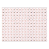 ハロウィーン幽霊ガール&オレンジパンプキンピンクタブレクル テーブルクロス (正面(横))