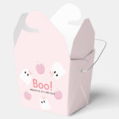 ハロウィーン幽霊ガール&パンプキンキュートピンク フェイバーボックス (オープン)