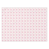 ハロウィーン幽霊ガール&パンプキン誕生日ピンク テーブルクロス (正面(横))